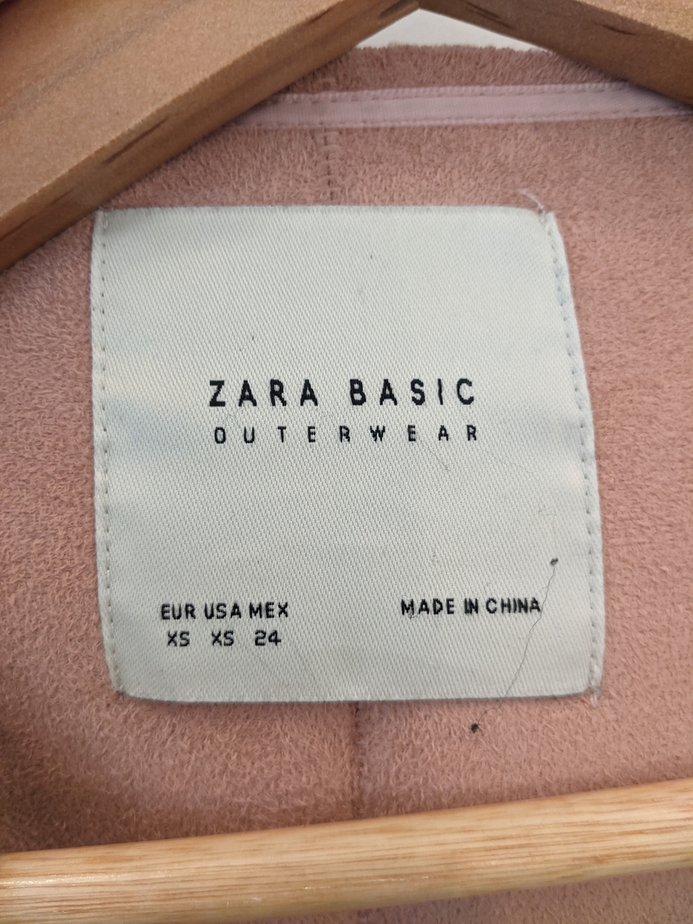 Zara Basic Tan Faux Fur Shearling Coat - Picture 5 of 9